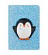 Quest Squishy Notebook Penguin Glitter Blue