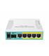 MikroTik hEX PoE 5 Port Gigabit 1SFP PoE Out Desktop Router | RB960PGS