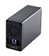 RCT 2-BAY RAID External HDD Enclosure - RAID - SATA3 TO USB3.0
