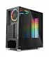 Redragon STEELJAW RGB Sync Tempered Glass Front/Side|2 x RGB Fan|ATX/Micro ATX|370mm GPU Black