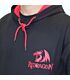 REDRAGON HOODIE WITH FRONT and BACK LOGO - BLACK - MEDIUM