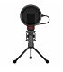 Redragon 3.5mm Aux Gaming Mic and Tripod - Black