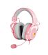 REDRAGON Over-Ear ZEUS-X USB RGB Gaming Headset - Pink