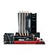 Cooler Master H410 Compact Air Tower 92mm Red LED Fan 4 Heat Pipes