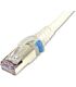 Siemon CAT6A shielded modular cord - skinny patch 2.5m White