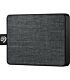 Seagate - 500GB One Touch Mini Portable 2.5 inch Solid State Drive - Black