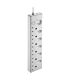 Switched 12-way Medium Surge Protection Multiplug with 0.5m Cord White