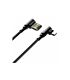 LDNIO Elbow USB Micro-USB 1-Meter Cable