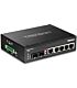 TrendNet 6-Port Hardened Industrial Gigabit DIN-Rail Switch