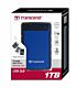 Transcend StoreJet - 1TB 2.5 inch USB 3.0 External Hard Drive - Blue