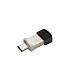 Transcend - 890 JetFlash 64GB USB-C & USB 3.1 Flash Drive - Silver