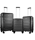 Travelwize Cabana ABS 4-Wheel Spinner 75cm Luggage Black