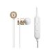 Volkano Mercury series Bluetooth magnetic earphones - Gold and White