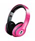 Volkano Rhythm series Ultra powerful Aux Headphones- Pink