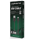 Volkano Anode series 2.5 meter Micro USB charge/data cable - Black