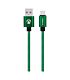 Volkano Fashion series cable Micro USB 1.8m - Apple Green