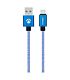 Volkano Fashion series cable Micro USB 1.8m - Sky-Blue