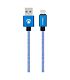 Volkano Fashion series cable Type-C 1.8m - Sky-Blue