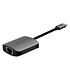 VolkanoX Core LAN Series USB Type C to Gigabit LAN Adaptor - Charcoal