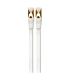 VolkanoX Giga Series Cat 7 Ethernet Cable 5 meter White and Gold tips