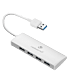 VolkanoX Media series 4 port USB hub with power cable