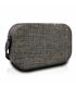 Volkano Fabric Series Bluetooth Speaker With Fabric Trim - Dark Grey