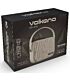 Volkano Fabric Series Bluetooth Speaker With Fabric Trim - Light Grey