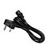 Volkano Presto series Power Cable 3 pin IEC to Type-M 1.8m 10A - black