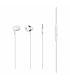Volkano Stannic 2.0 Series Aux Earphones with Microphone - White