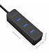 Orico 4 Port USB3.0 Hub - Black