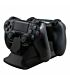 SparkFox Dual Controller Charging Station Black - PS4