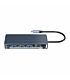 Orico 8 Port 3 x USB3.0|1 x RJ45|1 x HDMI|1 x Type-C(PD 20V)|1 x TF/SD Transparent Hub - Grey