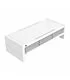 Orico 14cm Desktop Monitor Stand with Drawers - White