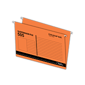Treeline Foolscap Suspension File Orange Box-25