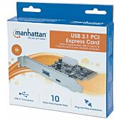 Manhattan PCI Express card 2 x external ports