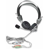 Manhattan Stereo Headset + Microphone with in-line volume control