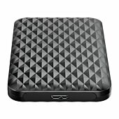 Orico 2.5 5Gbps|USB3.0|Diamond Pattern Design|Supports up to 4TB - Hard Drive Enclosure - Black