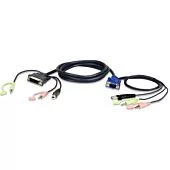 Aten 3m USB VGA to DVI-A KVM cable with audio