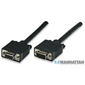 Manhattan SVGA Extension Cable HD15M (Male) to HD15F (Female) 4.5 metres
