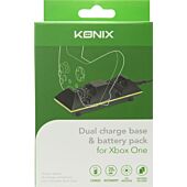 Konix - Dual Charge Base + 2 Batteries (Xbox One)