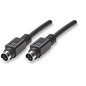 Manhattan S-Video cable 1.8m/6ft , Retail Box, Limited Lifetime Warranty - 336529