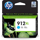HP 912XL Cyan High Yield Printer Ink Cartridge Original