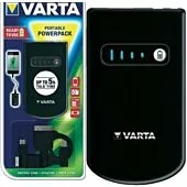 Varta V-Man Power Pack-External battery pack Li-Ion 1800 mAh -Mini-USB cable Micro-USB cable 30-pin Apple Dock cable-Black
