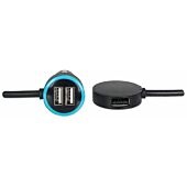 Manhattan PopCharge Auto Passenger Automotive USB Fast Charger with Four 1A Ports