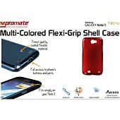 Promate Nitro.Red Multi-Colored Flexi-Grip Designed Case For Samsung Galaxy Note 2 Red
