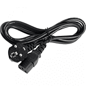 UniQue Euro Plug to IEC 2 Pin Standard Single Head Power Cable 1.8m