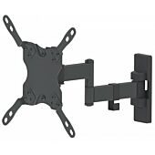 Manhattan Universal Flat-Panel TV Articulating Wall Mount - Double Arm Supports One 13 inch to 42 inch TV or Monitor up to 20 kg (44 lbs.) - Black