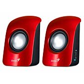 Genius S115 Compact Portable Speakers - Red