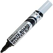 Pentel MWL5M Broad White Board Marker Pump-It 6.0mm Nib Bullet Tip Black Box-12
