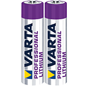 Varta Professional Lithium 1.5V AAA 1100mAh Battery - Pack of 2